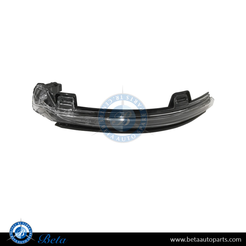 Left Side Mirror Blinker - Black for Mercedes C-Class / E-Class / S-Class / GLC-Class 2021-Up models, Part Number 0999063703 Left Side Mirror Blinker - Black for Mercedes C-Class / E-Class / S-Class / GLC-Class 2021-Up models, Part Number 0999063703